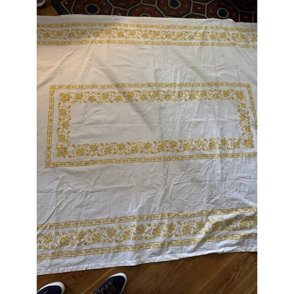 Williams-Sonoma French Border Style Floral Banquet Tablecloth 103 X 70 READ - Picture 3 of 16